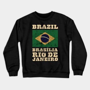 Flag of Brazil Crewneck Sweatshirt